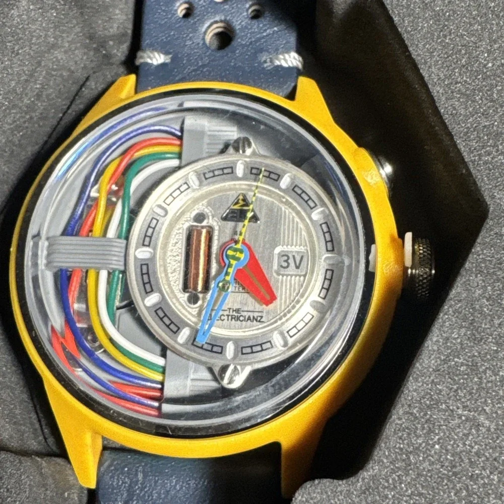 The Electricianz Cable Z White Band Discontinued Watch # ZZ-A1A/02-F100